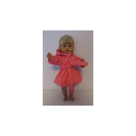 badjas midden roze baby born little 36cm