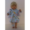 badjas blauw konijnen baby born little 36cm