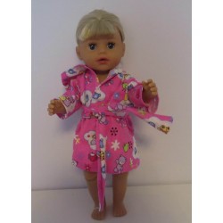 badjas roze beren baby born little 36cm
