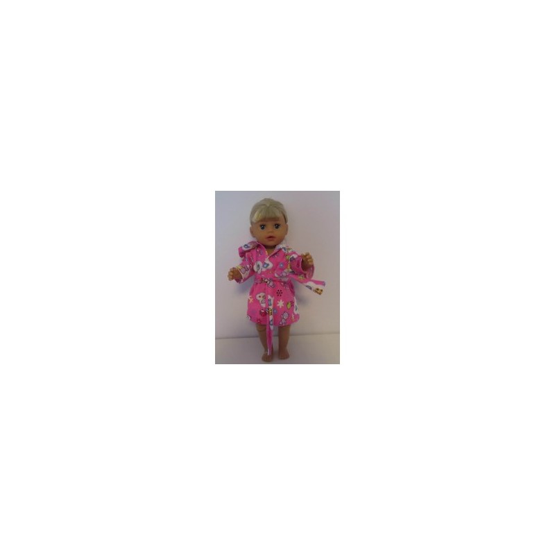 badjas roze beren baby born little 36cm