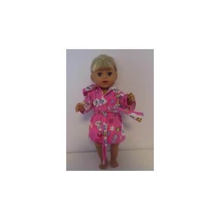 badjas roze beren baby born little 36cm