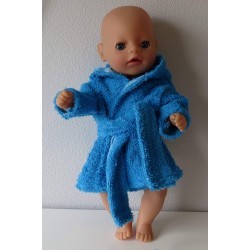 badjas blauw baby born little 36cm
