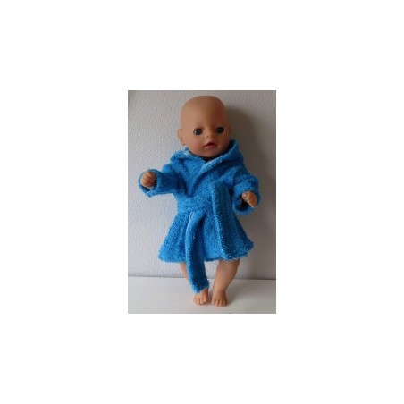 badjas blauw baby born little 36cm