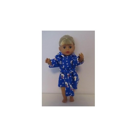badjas blauw ganzen baby born little 36cm