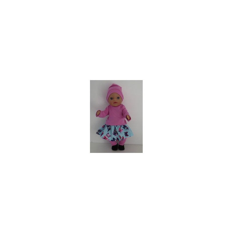 rok setje  vossen baby born little 36cm