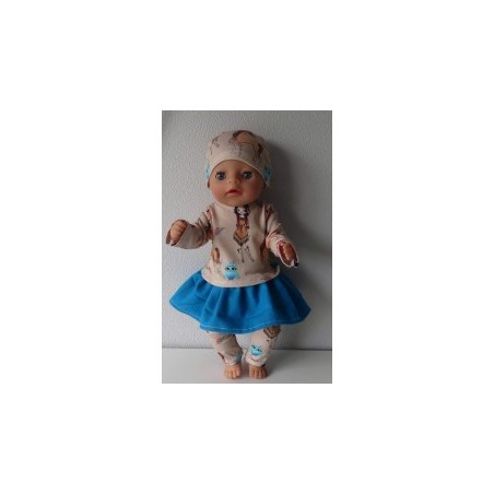 rok setje indiaan baby born little 36cm