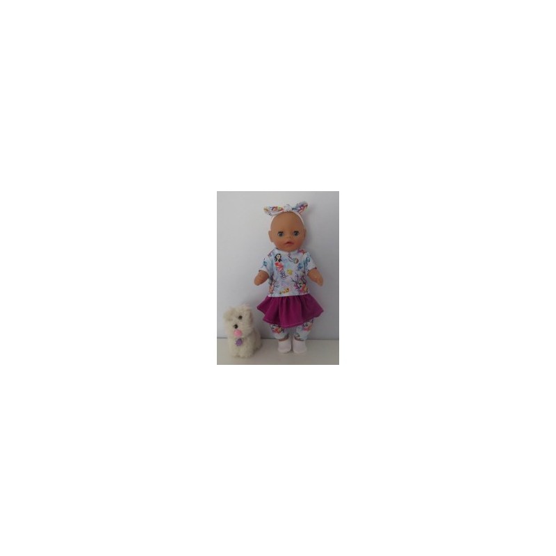 rok setje meerminnen baby born little 36cm