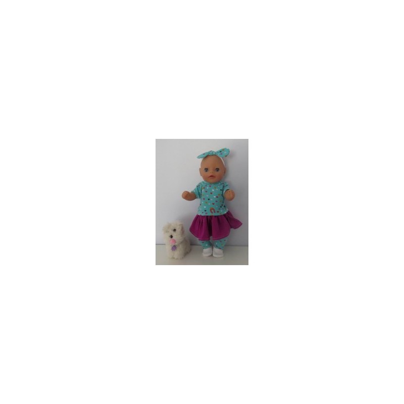 rok setje hartjes baby born little 36cm