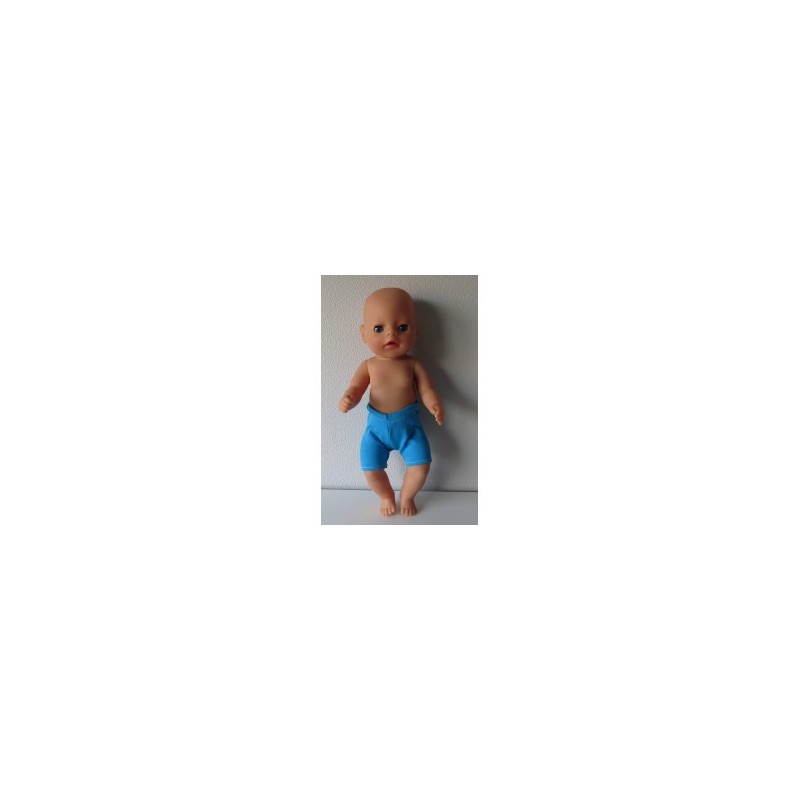 boxershort blauw baby born little 36cm