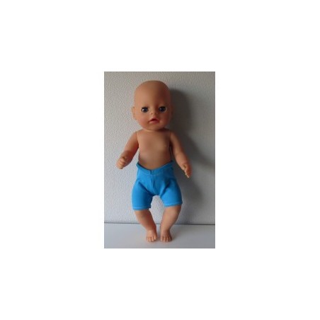 boxershort blauw baby born little 36cm