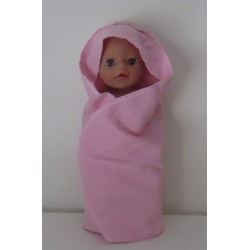 omslagdoek roze baby born little 36cm
