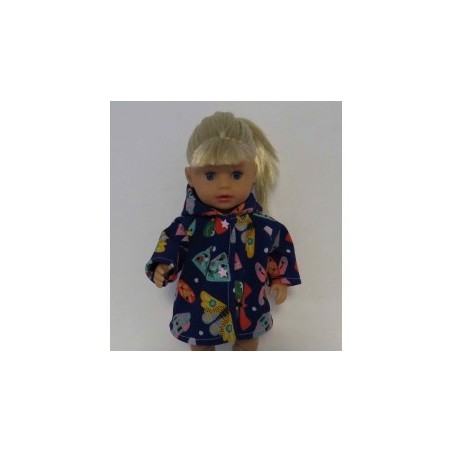 softshell jas paars vlinders baby born little 36cm
