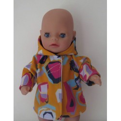 softshell jas geel baby born little 36cm