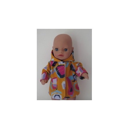 softshell jas geel baby born little 36cm