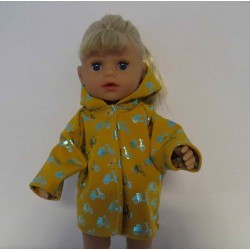 softshell jas oker geel baby born little 36cm
