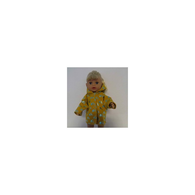 softshell jas oker geel baby born little 36cm