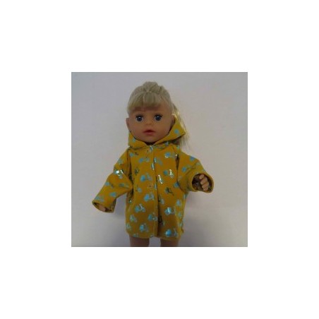 softshell jas oker geel baby born little 36cm