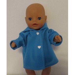 softshell jas blauw baby born little 36cm