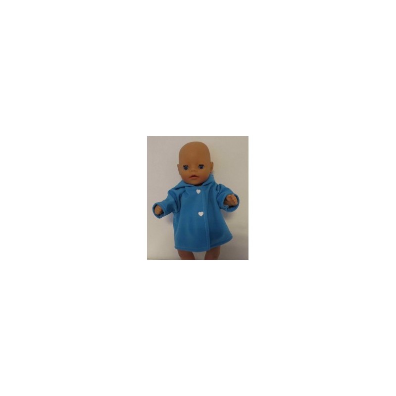 softshell jas blauw baby born little 36cm