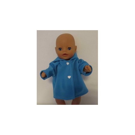 softshell jas blauw baby born little 36cm