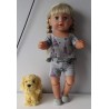 zomerse korte broek set tipi baby born 43cm