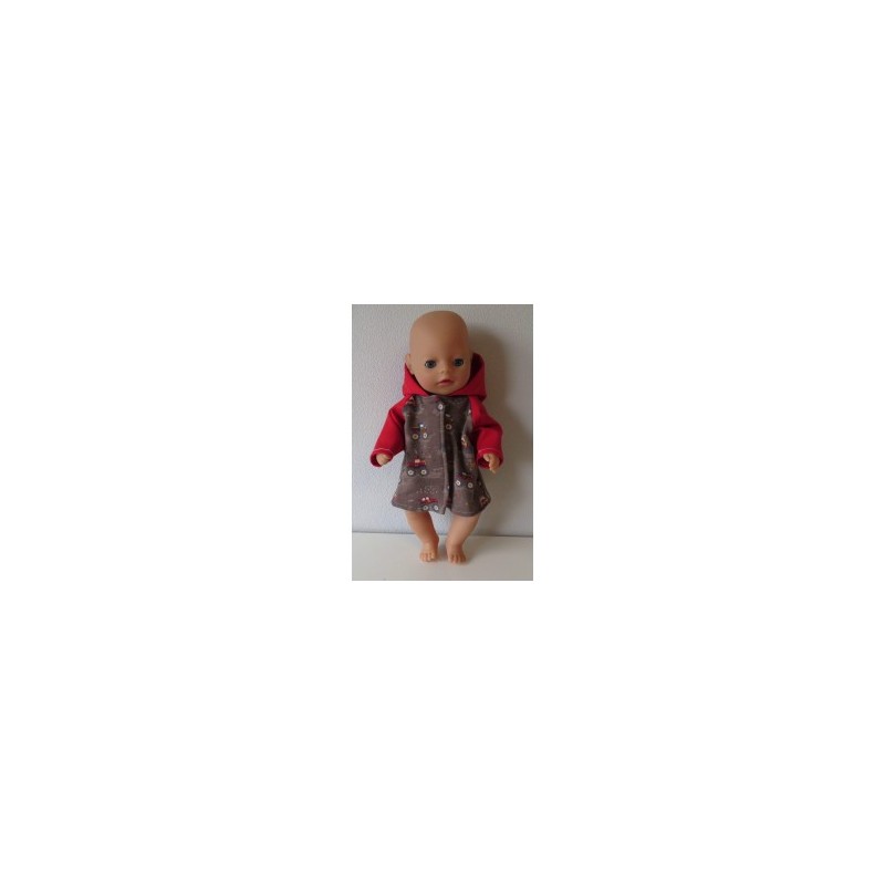 winterjas auto's baby born little 36cm
