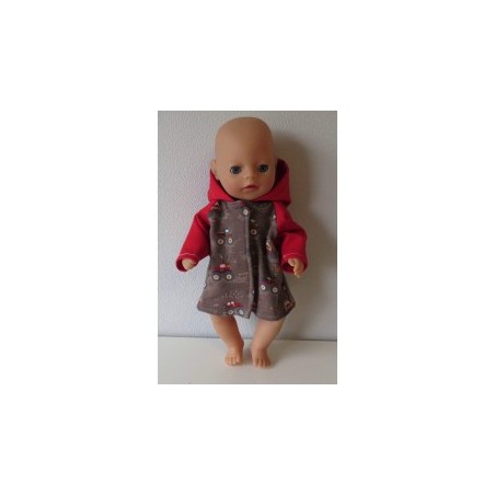 winterjas auto's baby born little 36cm