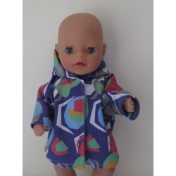 softshell jas paars baby born little 36cm