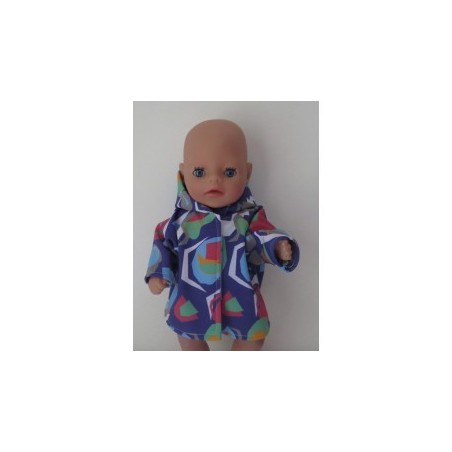 softshell jas paars baby born little 36cm