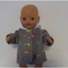 softshell jas grijs bewerkt baby born little 36cm