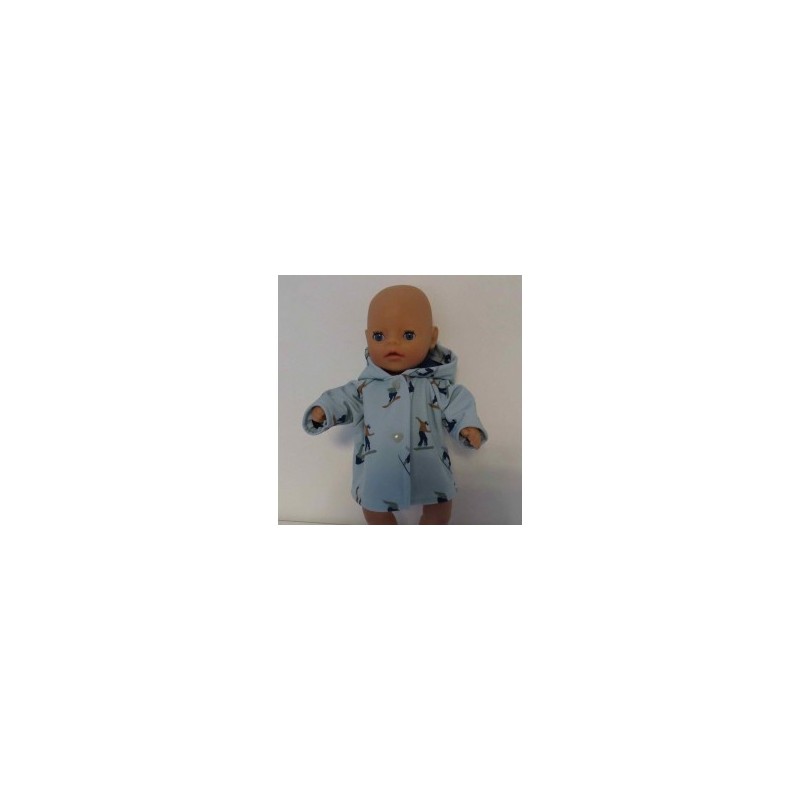 softshell jas snowboarden baby born little 36cm