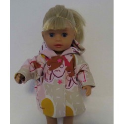 softshell jas bewerkt baby born little 36cm