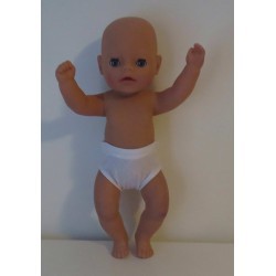 zwembroek wit baby born little 36cm