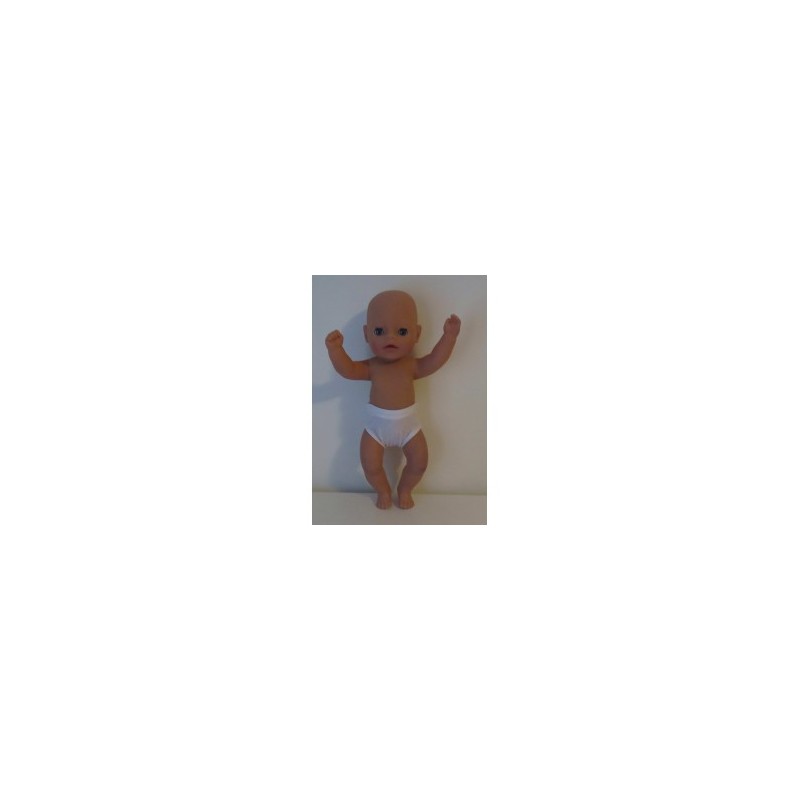 zwembroek wit baby born little 36cm