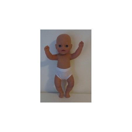 zwembroek wit baby born little 36cm