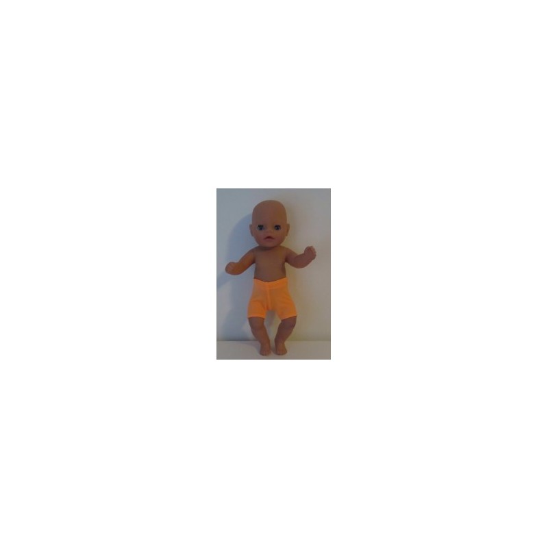 zwembroek oranje baby born little 36cm