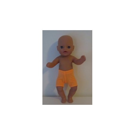 zwembroek oranje baby born little 36cm