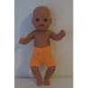 zwembroek oranje baby born little 36cm