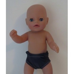 zwembroek donker blauw baby born little 36cm
