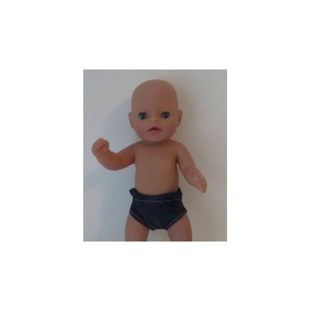 zwembroek donker blauw baby born little 36cm