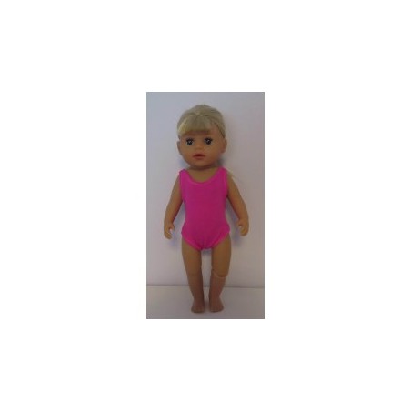 badpak hard roze baby born little 36cm