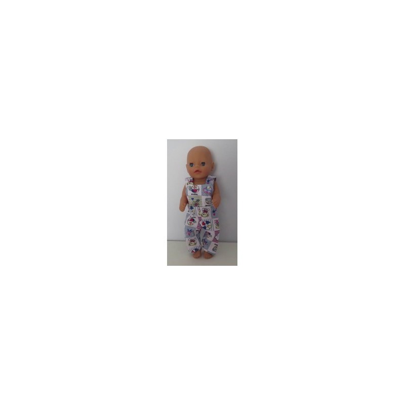 tuinbroek beren baby born little 36cm