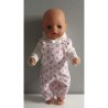 tuinbroek met roze sterren baby born little 36cm