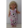 tuinbroek roze dieren baby born little 36cm