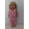tuinbroek roze hello ktty baby born little 36cm