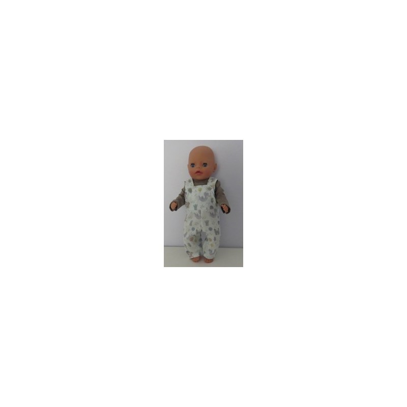 tuinbroek mint draken baby born little 36cm