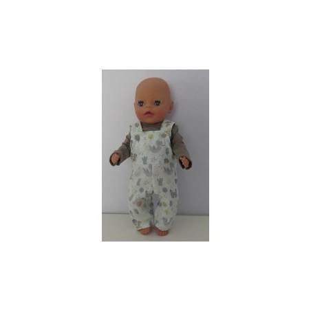 tuinbroek mint draken baby born little 36cm