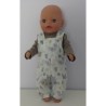 tuinbroek mint draken baby born little 36cm