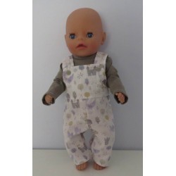 tuinbroek draken baby born little 36cm