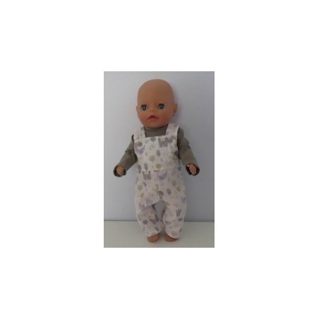 tuinbroek draken baby born little 36cm